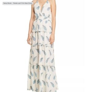 NWT Ramy Brook Toleda Silk Maxi Dress size XS